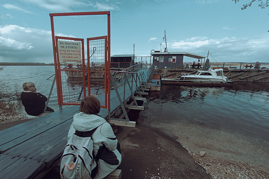 Пристань в Ширяево
