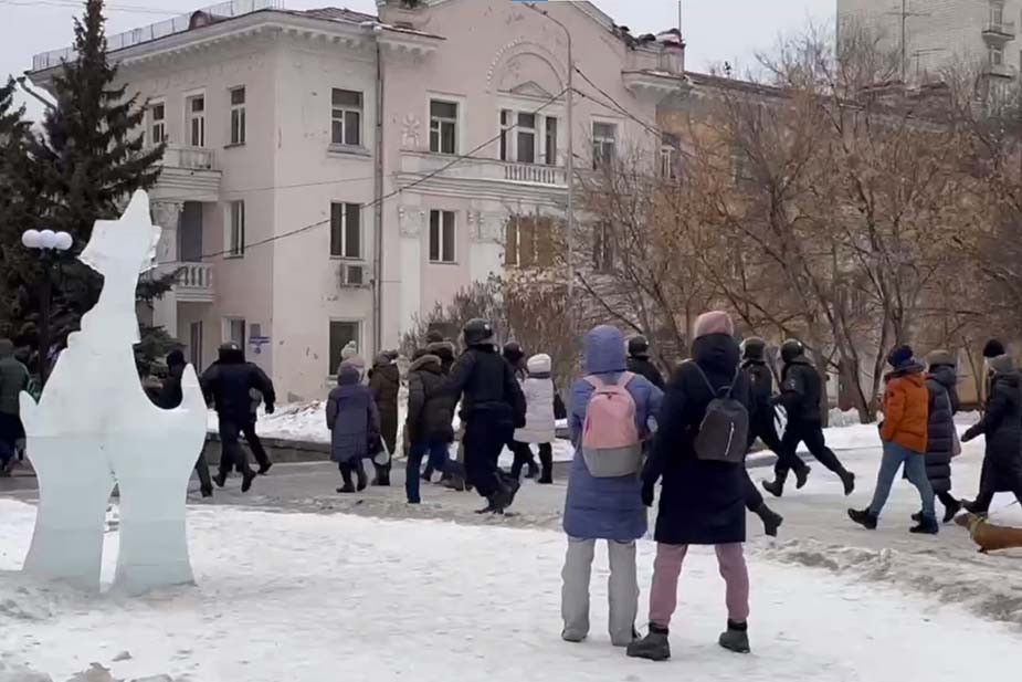 Митинг в Омске