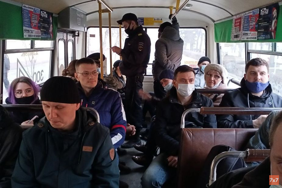 Задержанные на акции 21 апреля в Кемерове