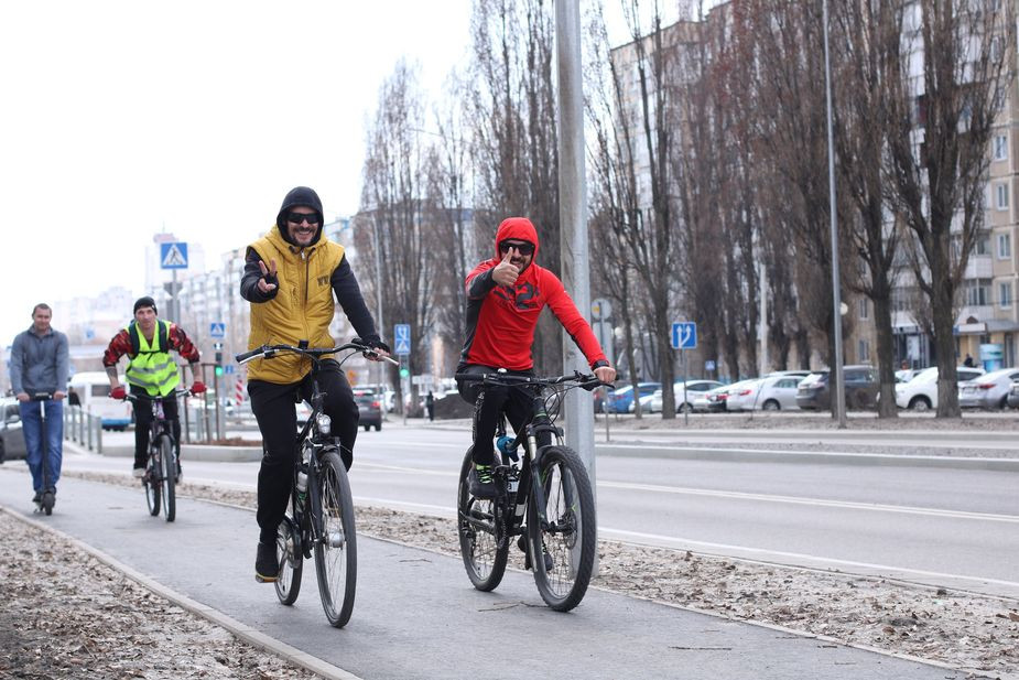 Веломарш в Белгороде в апреле 2021 года