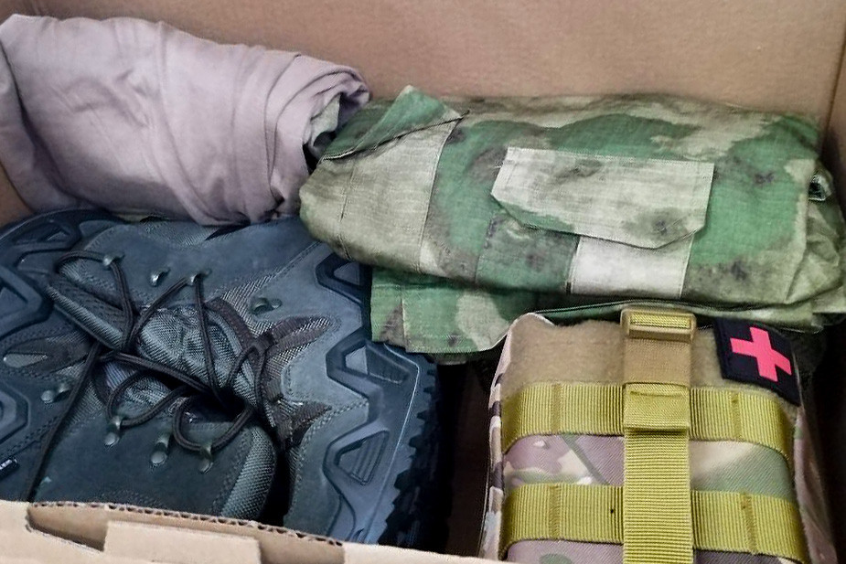 Посылка с продуктами для срочника. Фото из личного архива Александры Максаковой