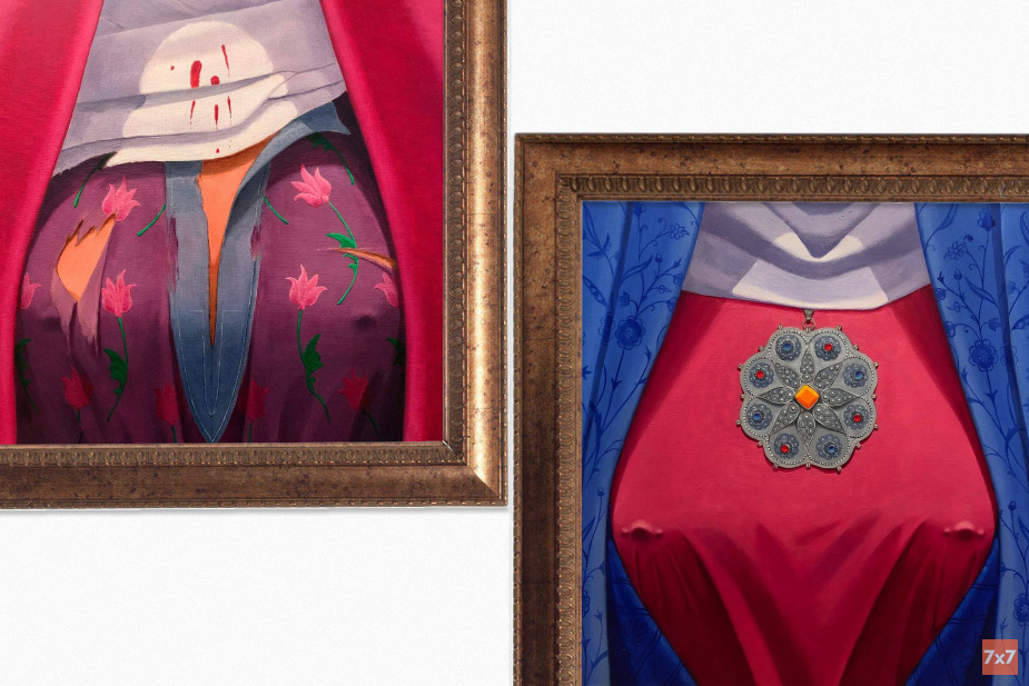 Слева: «Сорванный цветок». Справа: «Украшения»