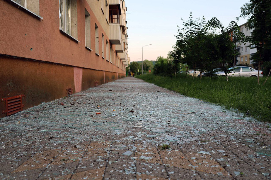 Последствия обстрела Шебекина 31 мая 2023 года