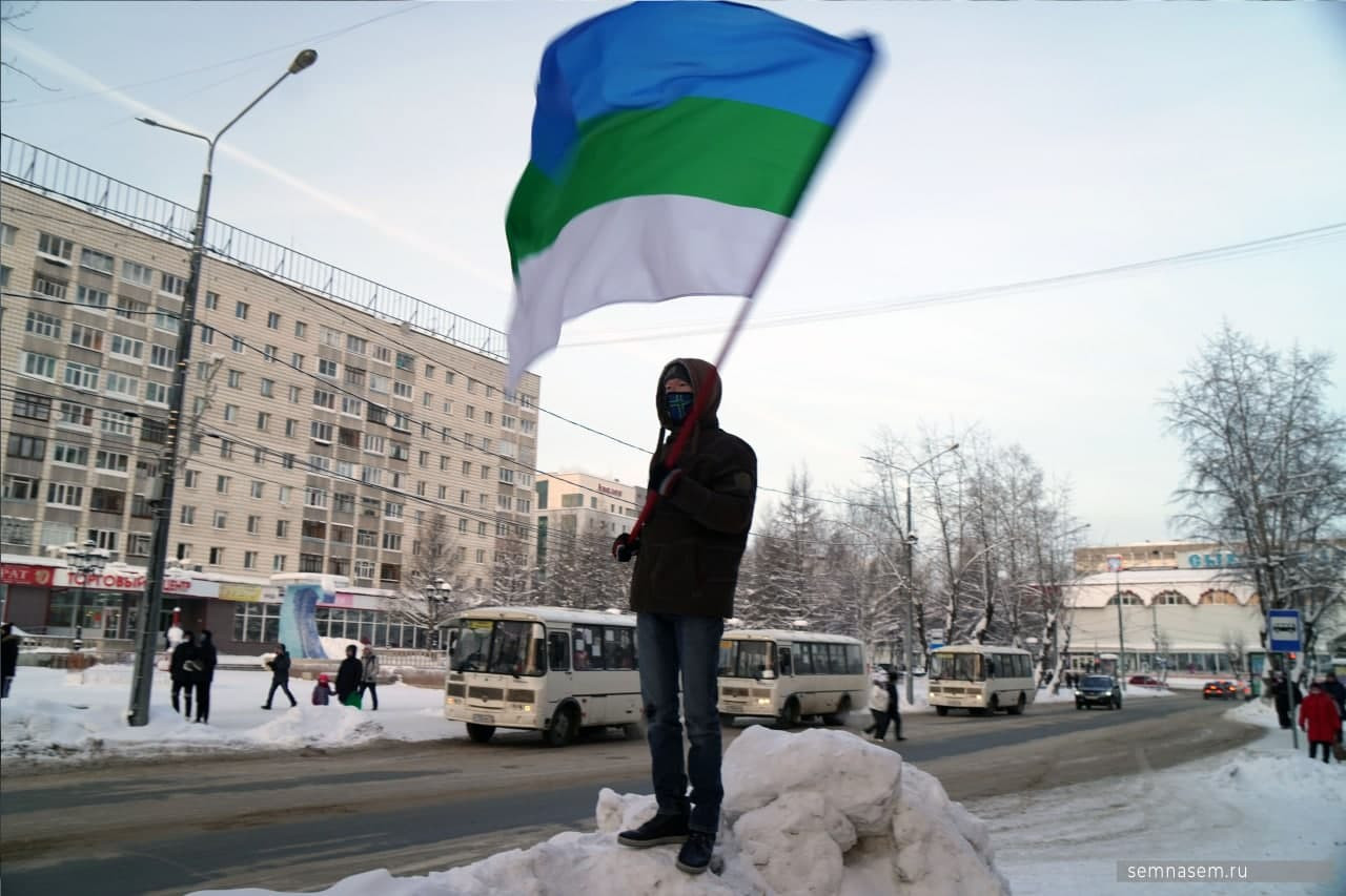Алексей Иванов на акции протеста 