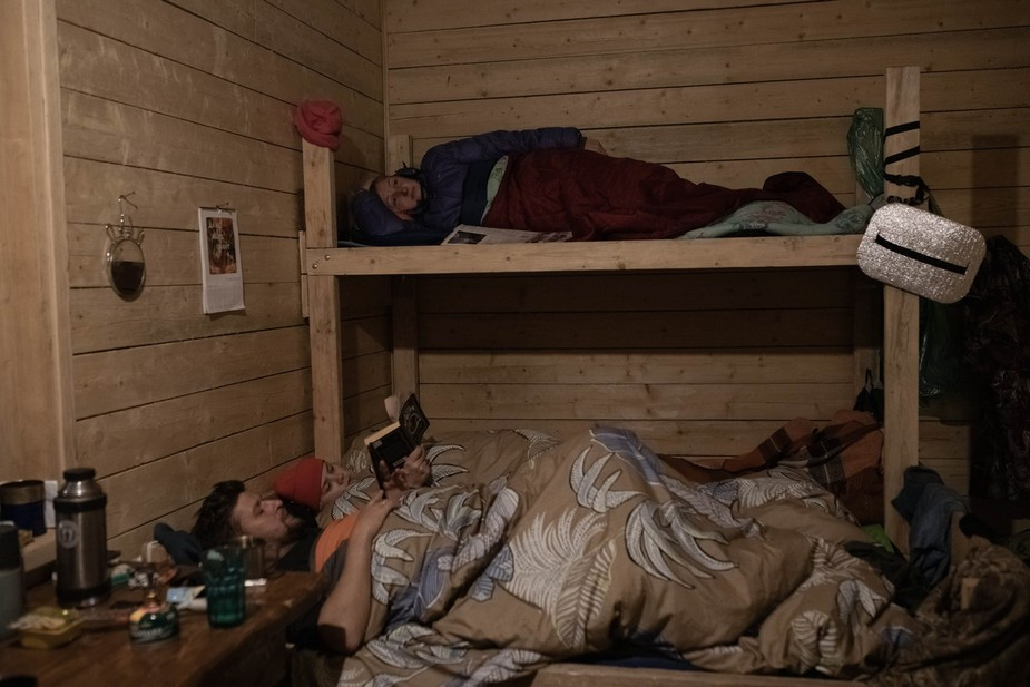 Волонтеры перед сном